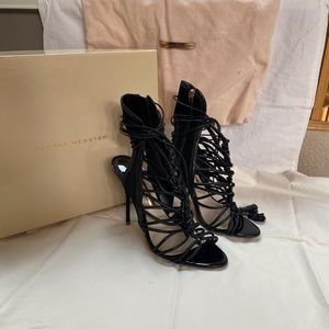 Sophia Webster Lacey black heels